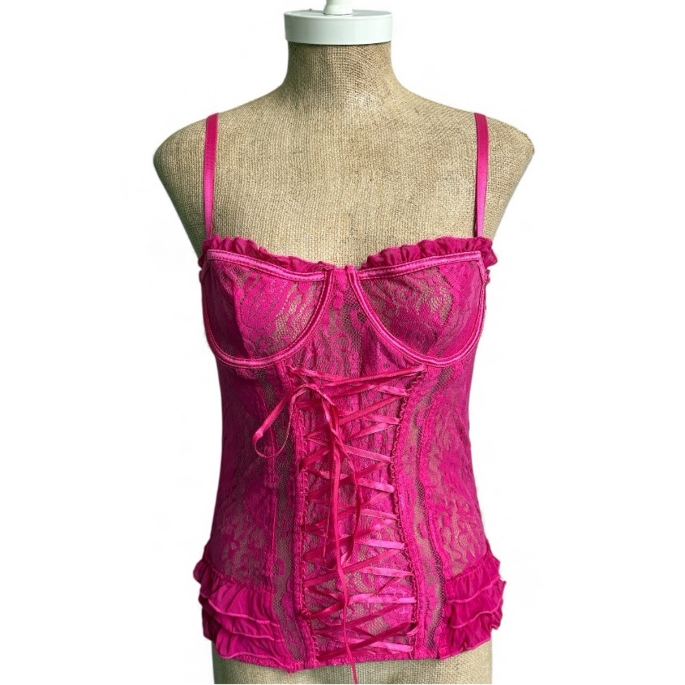Seven 'til Midnight Pink Corset Large